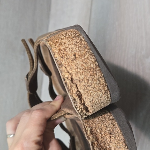 Birkenstock Women Granada Leather Sandals Flats shoes sz 40/9 regular - Picture 7 of 14
